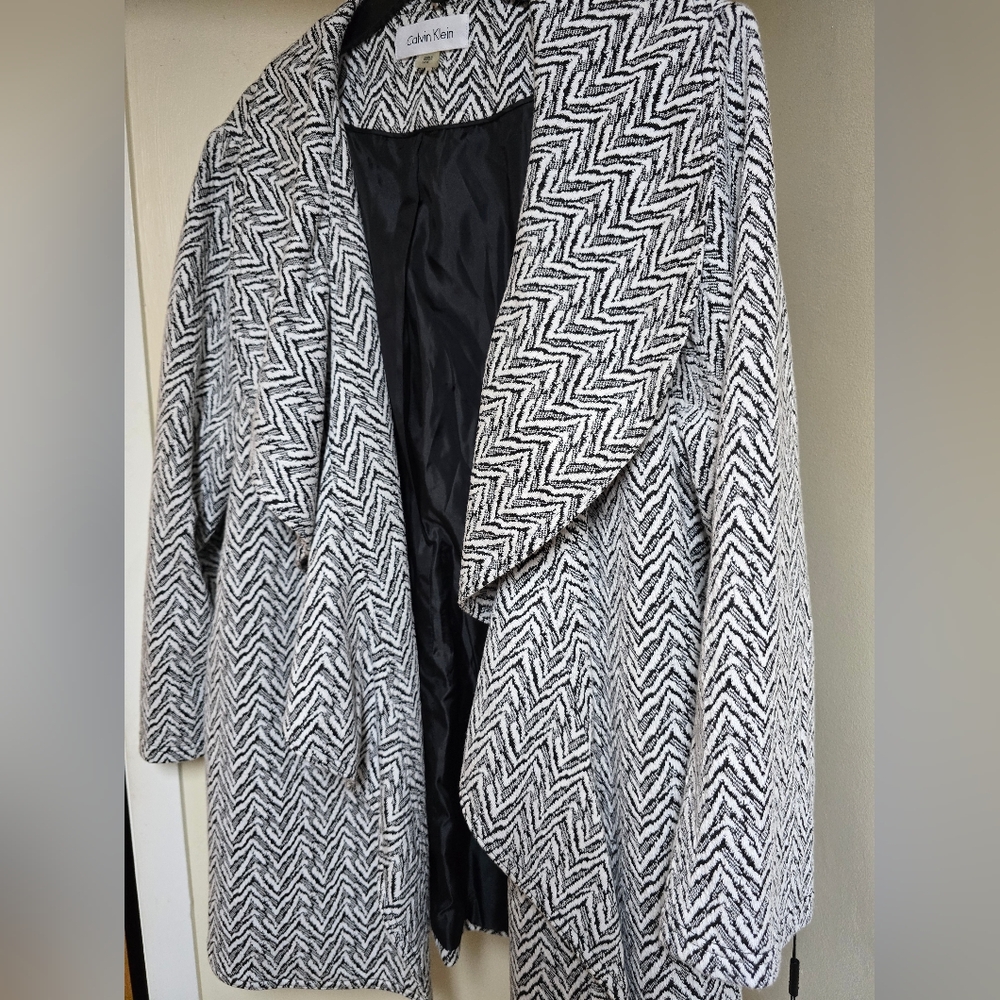 Women's Calvin Klein Open Front Blazer Coat Jacket sz 18 Plus NEW with Tags - Picture 5 of 7
